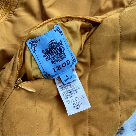 IZOD Mustard Yellow Vest - Size Large - Picture 5 of 5